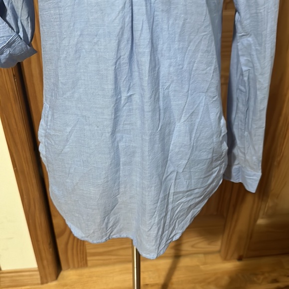 PROTOTYPE 6 BUTTON DOWN BLUE BLOUSE WORN ONCE - Picture 7 of 12